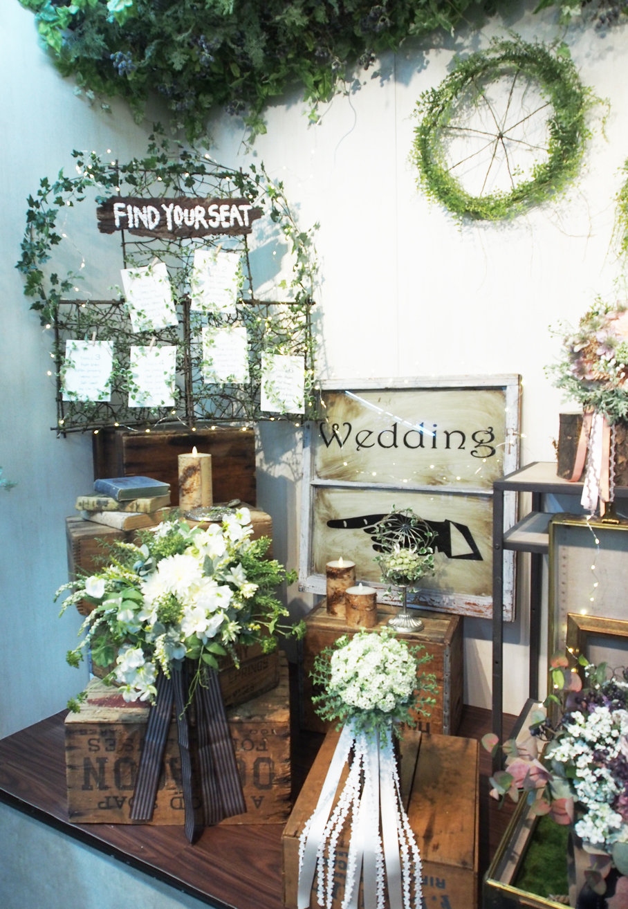 12／11～東京堂様にて「春のウェディングに向けて～ブーケとウェルカム