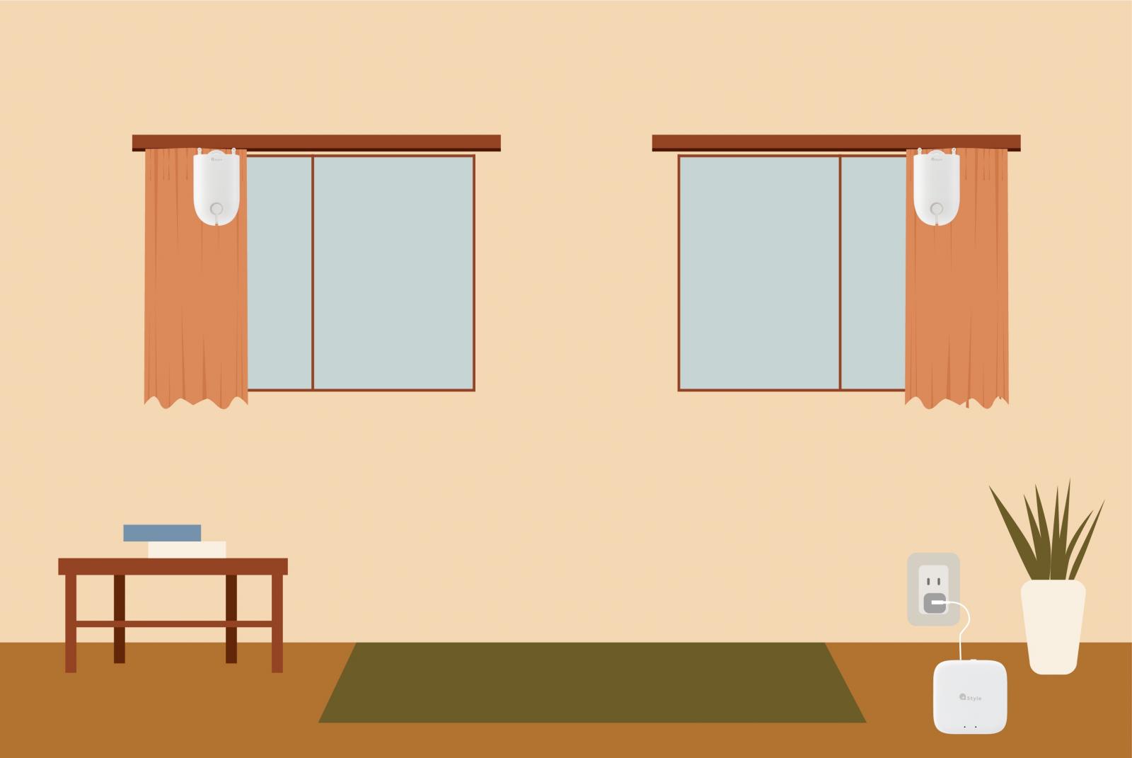 スマートカーテンの設置方法】窓に合わせて使い方色々！