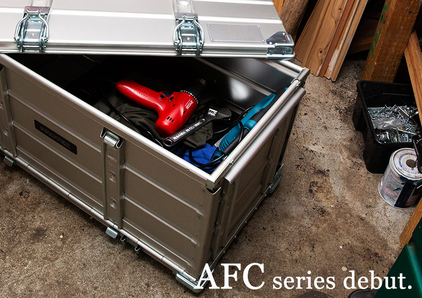 折りたたみ式アルミコンテナAFC-106【国産コンテナ】【容量106L