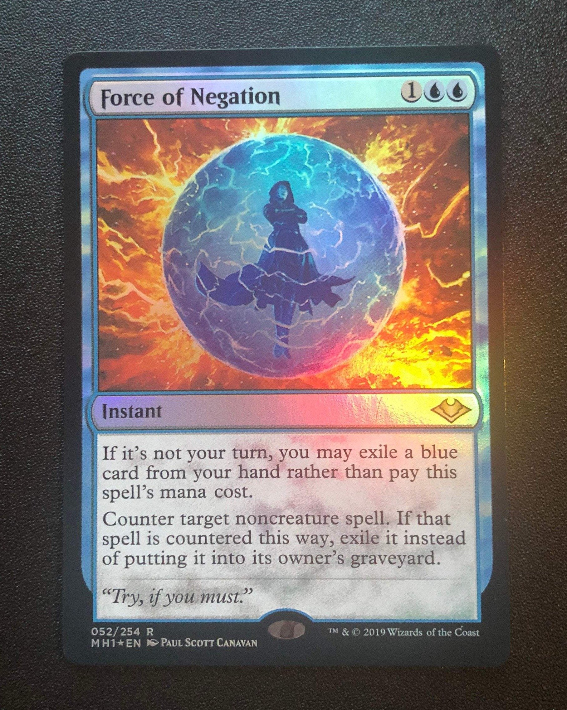 Force of Negation (FOIL) - MTG Proxy Modern Horizons - Proxy King