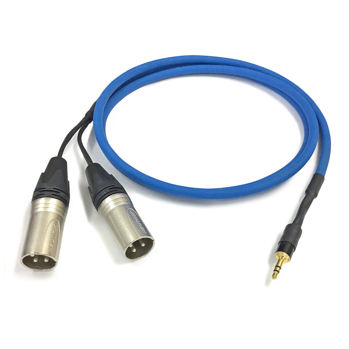 ミニステレオプラグ用ケーブル ベルデン BELDEN 8412（青）