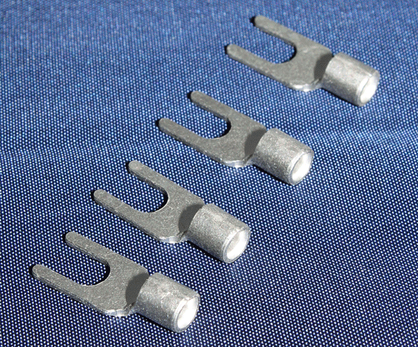 スピーカーケーブル用Y型圧着端子