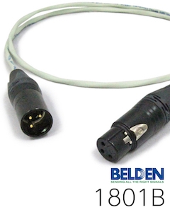 米国製】BELDEN ベルデン 1801B AES/EBU プロ用最強デジタルケーブル