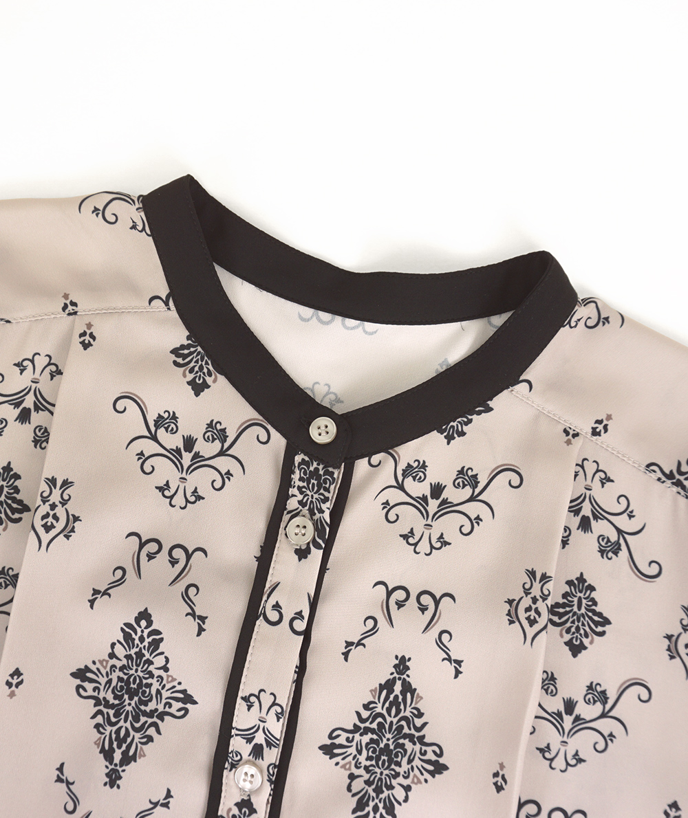 新色追加】ダマスク柄プリントワンピース☆(ワンピース) | Alphabet's