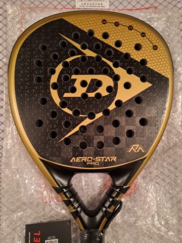 Dunlop Aero-Star Pro Padel Racket - Black/Gold