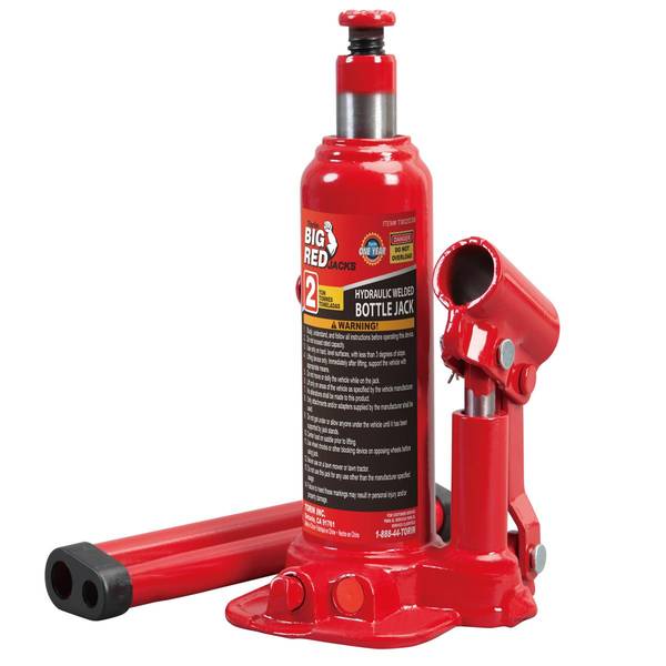 Torin BIG RED 2 TON WELDED BOTTLE JACK - T90203B | Blain's Farm