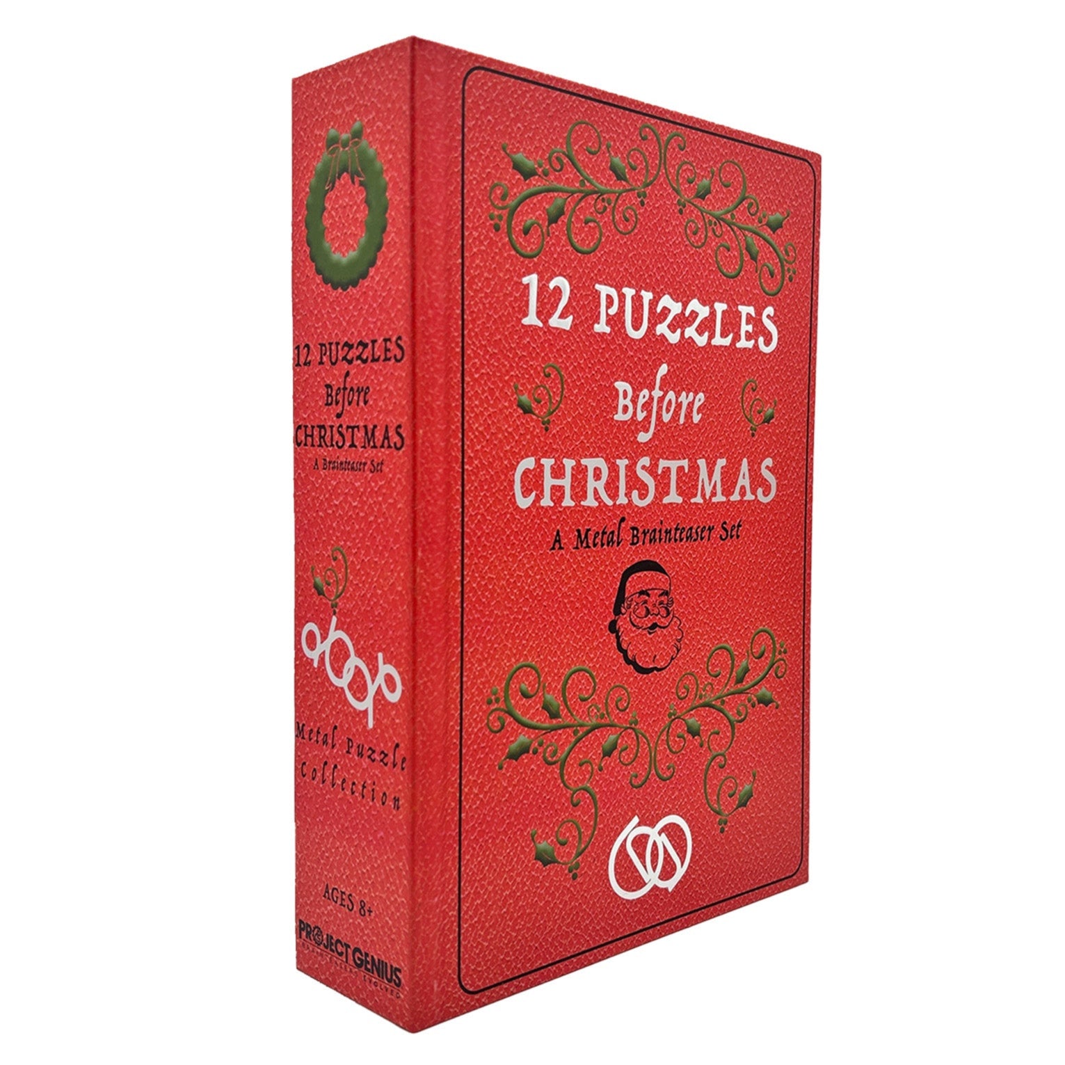 Project Genius: Christmas Countdown Book - 12 Puzzles Before