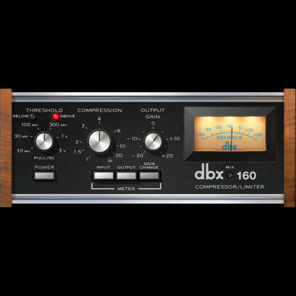 Universal Audio「DBX 160」ドラムバスやベースに最適なヴィンテージ