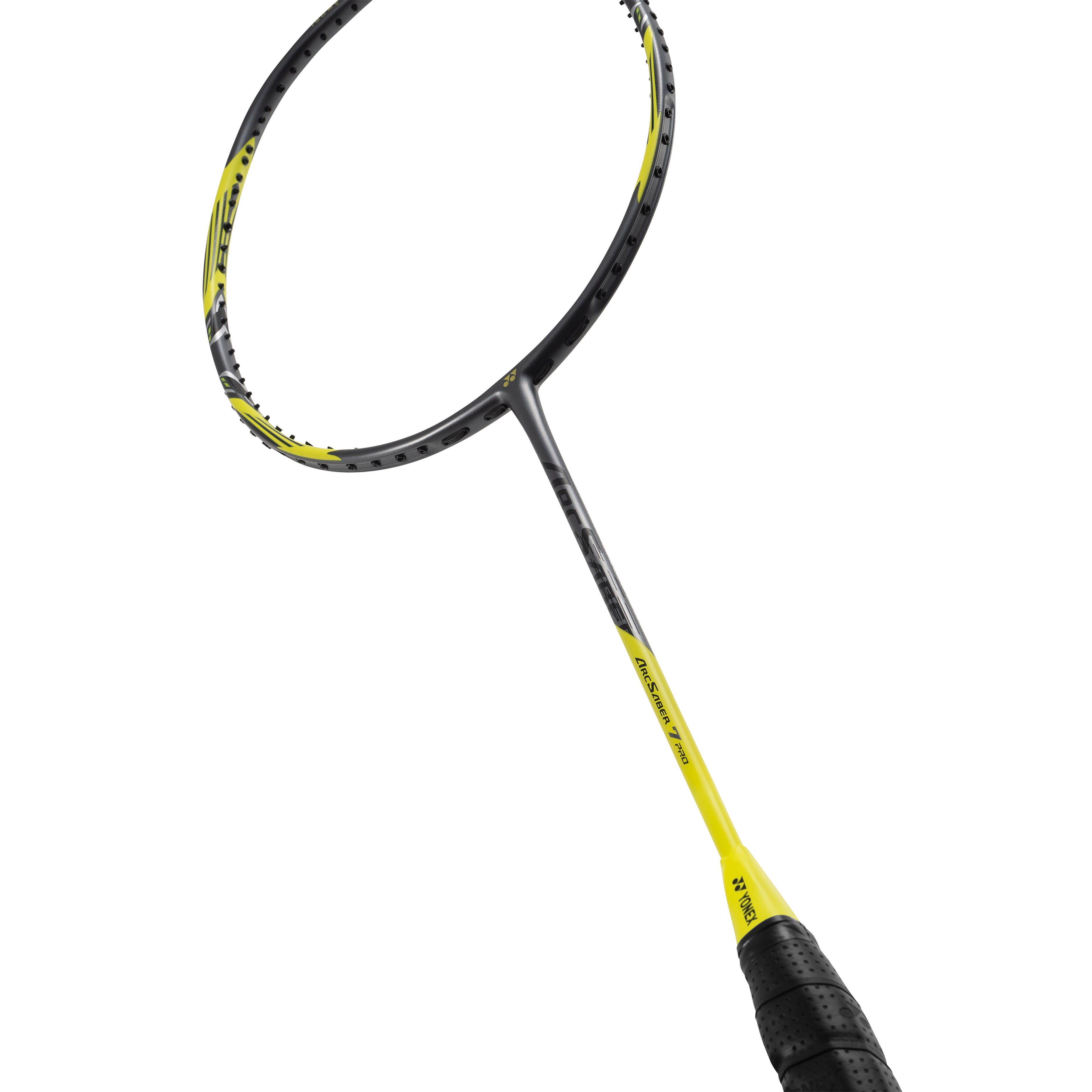 Yonex Arcsaber 7 Pro Badminton Racquet, Grey/Yellow (4UG5