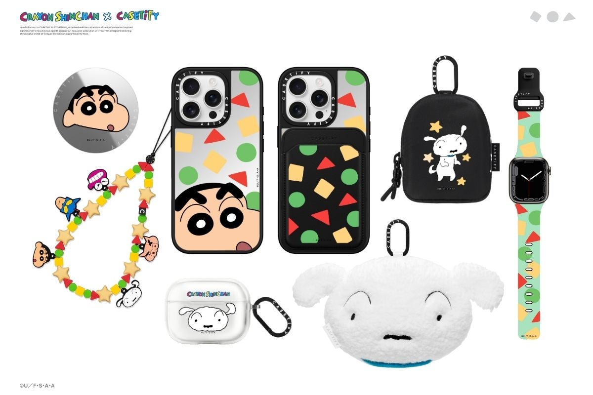 CASETiFY】「クレヨンしんちゃん x CASETiFY」遊び心全開の
