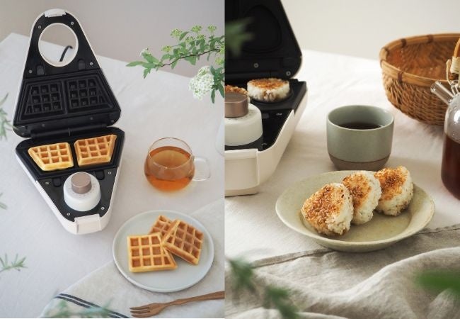 食パン1枚で仕上げるホットサンドメーカーBISANDで「焼きおにぎり