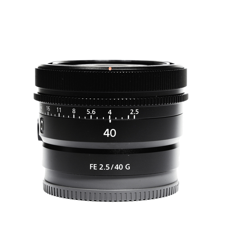 レンタル - SONY(ソニー) FE 40mm F2.5 G SEL40F25G | カメラと交換