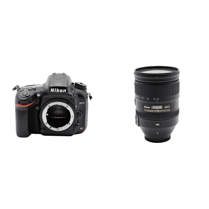レンタル - Nikon D610 ＆ 高倍率ズームセット D610 + AF-S NIKKOR 28