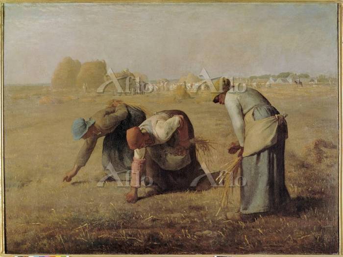 ミレー 「落穂拾い」 [4141339]のアート作品 - アフロ