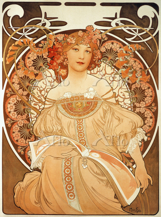 ミュシャ「夢想」 [108614612]のアート作品 - アフロ