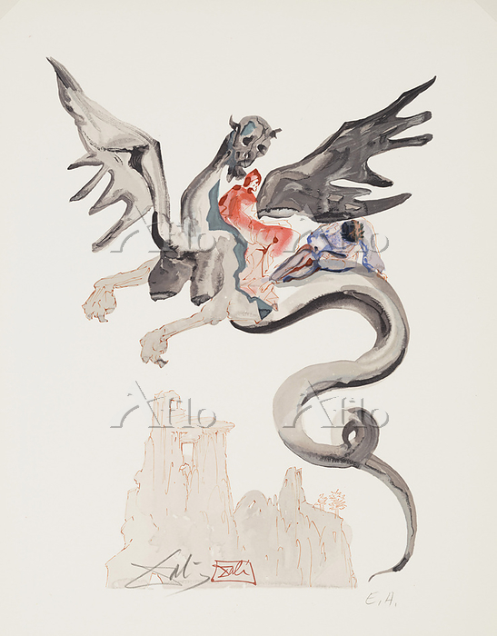 サルバドール・ダリ「神曲(ダンテ・アリギエーリ作）の挿絵