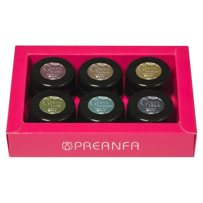 カラーEX／ステンドグラスシリーズ3g×6色セット | ジェルネイル