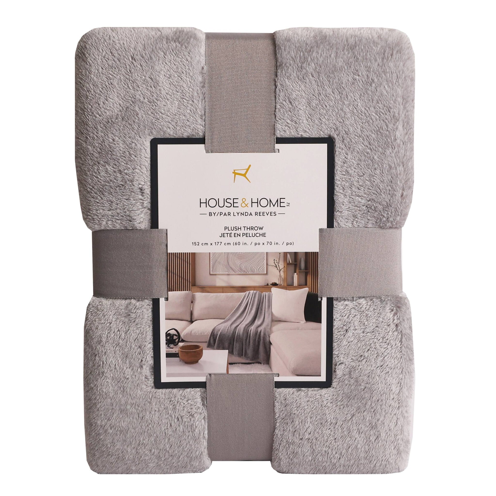 Cozy Plush Throw (Grey) – Premium Teas