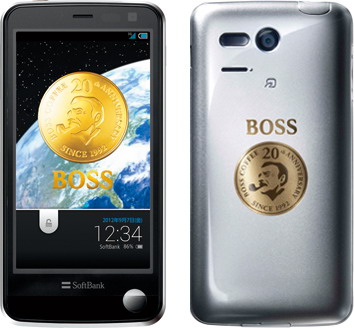 限定2000台：サントリーコーヒー「BOSS」×「ソフトバンクモバイル