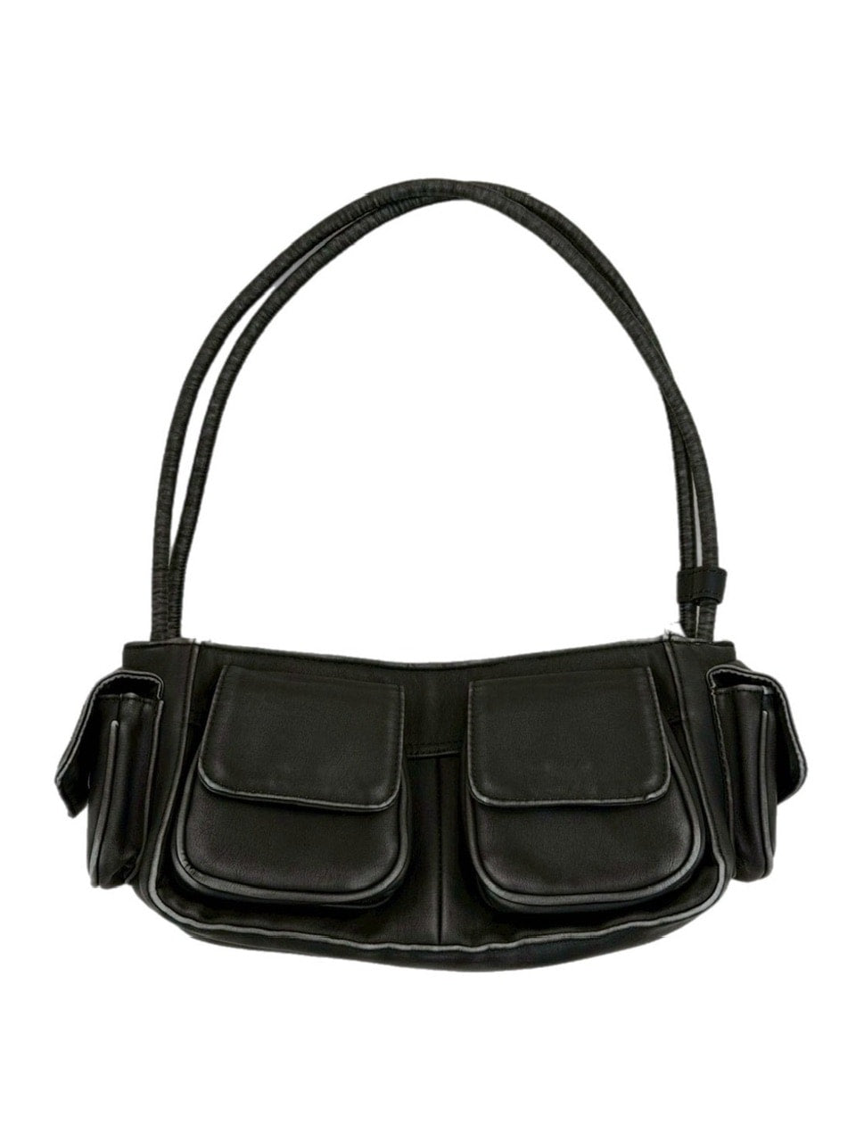 受注制【Chikashitsu +】vintage wash non-leather hand bag