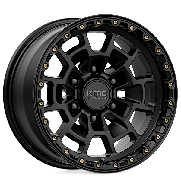 KMC KM718 サミット サテンブラック - | ランクル・プラド