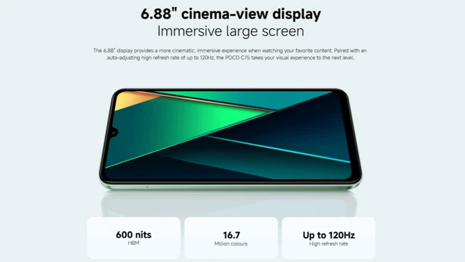 POCO C75 グローバル発表！スペック・価格まとめ。Type-Cポートのあの