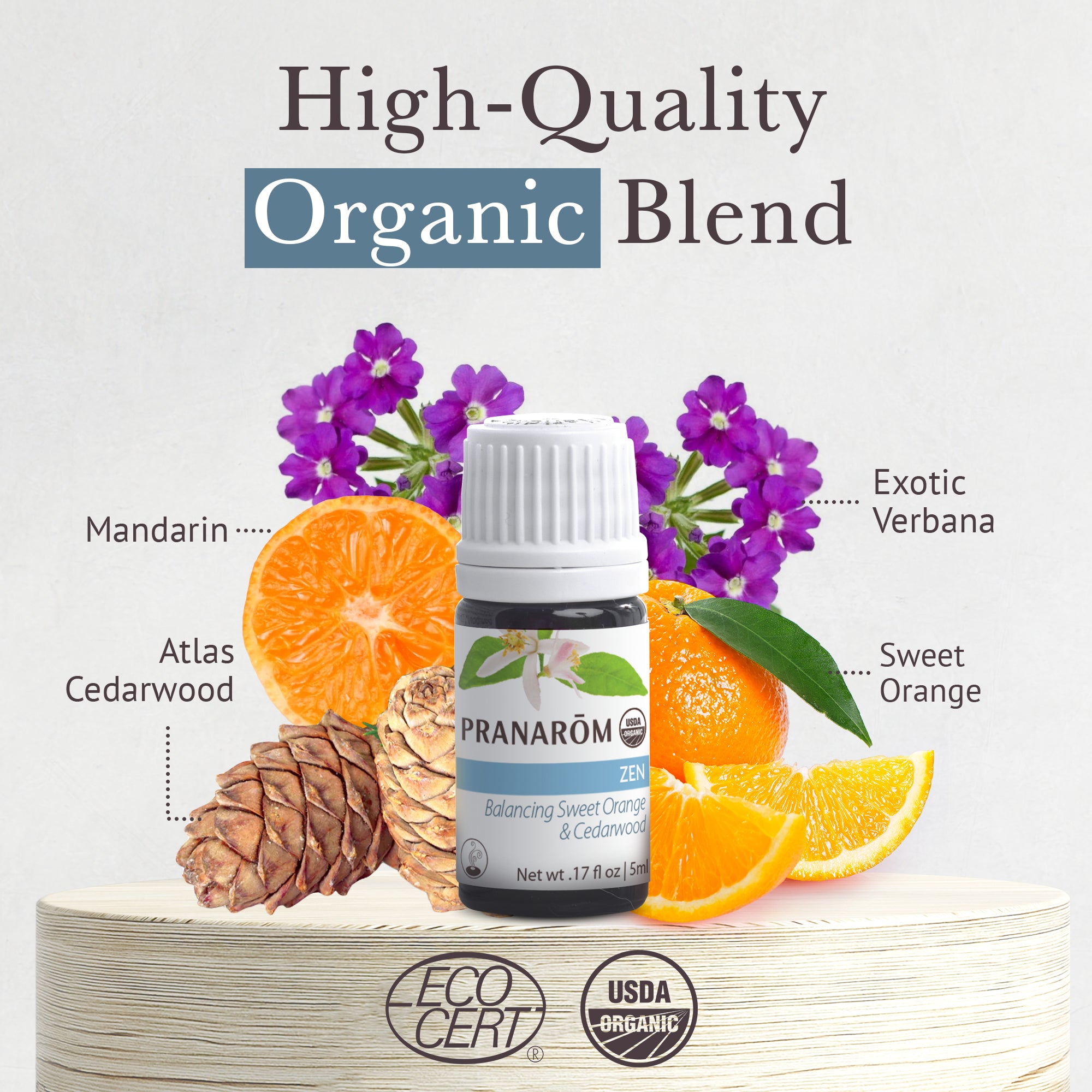 Zen Essential Oil Diffusion Blend - Bio | Pranarôm