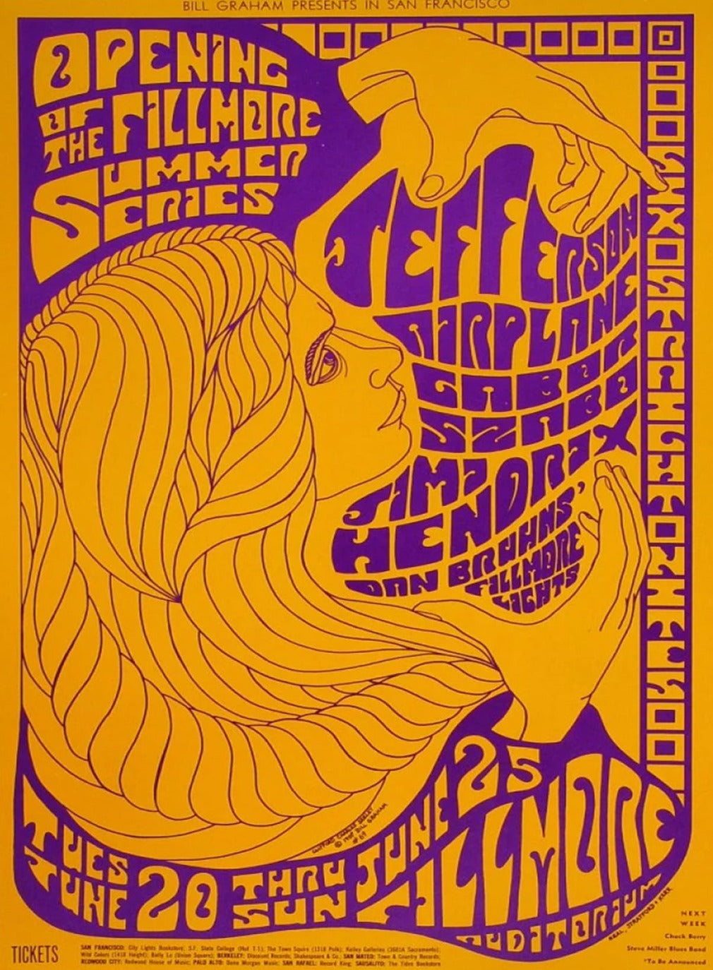 Jefferson Airplane & Jimi Hendrix - Fillmore Auditorium 1967