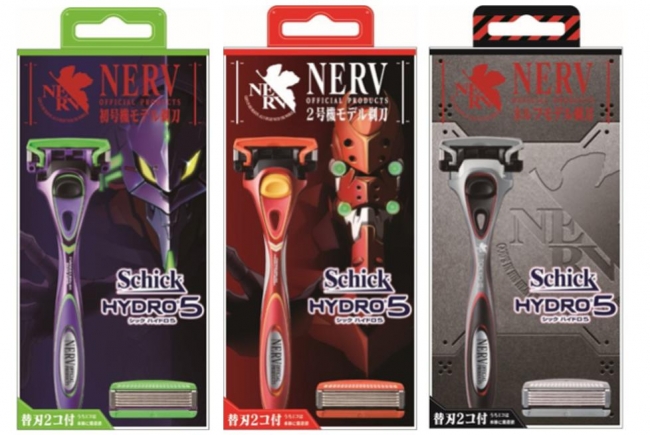 エヴァンゲリオンでシェービング！「Schick×EVANGELION」コラボ商品