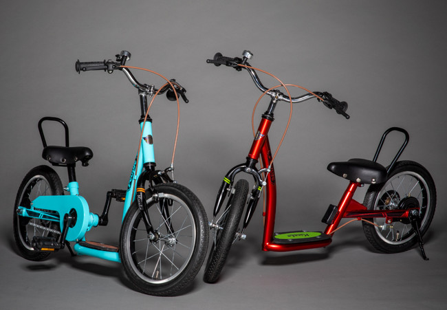 新商品】新開発！3つの乗り方で遊び広がる、幼児用自転車「キックル