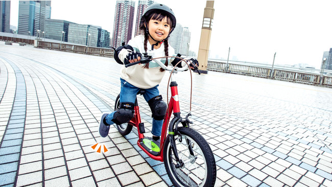 新商品】新開発！3つの乗り方で遊び広がる、幼児用自転車「キックル