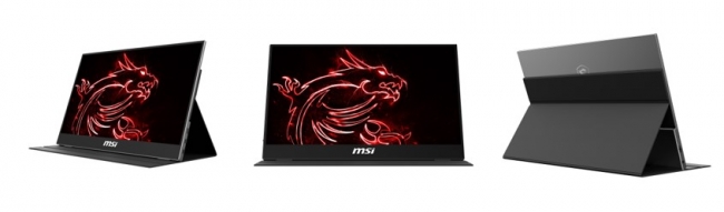 MSI初となるモバイルモニターOptix MAG161Vを発売 屋内外どこでも