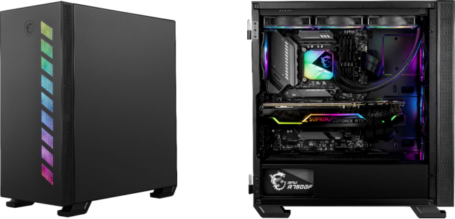 MSI、ケース3種類MPG QUIETUDE 100S、MAG VAMPIRIC 300R、MAG VELOX