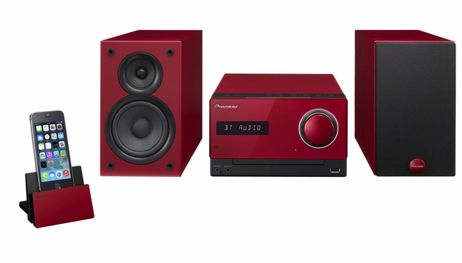 インテリアに合わせて4つのカラーから選べるCDミニコンポーネント