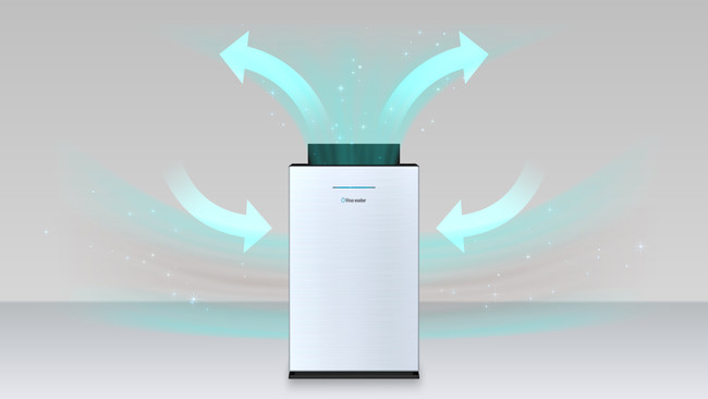 空気清浄機に捕捉されたウイルスに対し次亜塩素酸揮発物が高い抑制効果