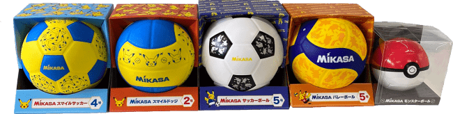 ポケモンセンターにて8月15日(土）より販売「初コラボ！ MIKASAボール