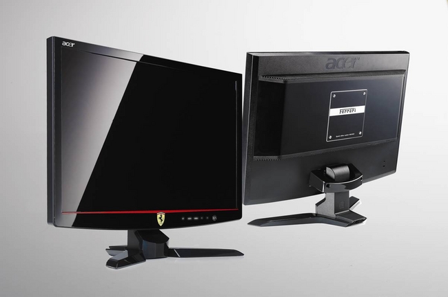 エイサー、Ferrari 公認モデルの液晶ディスプレイを発売 Ferrari