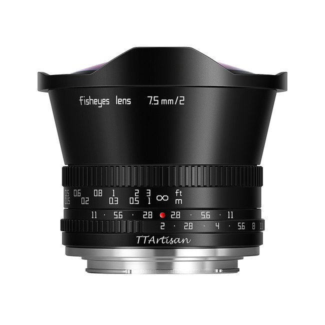 銘匠光学 TTArtisan 7.5mm f/2 C Fisheye 単焦点 魚眼レンズ 発売