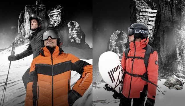 エンポリオ アルマーニ EA7」リサイクル素材を使用したスキーウエア