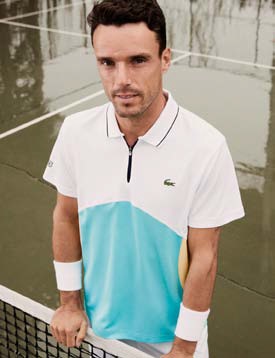 ラコステが2020 SSモデルのノバク・ジョコビッチ選手およびラコステ