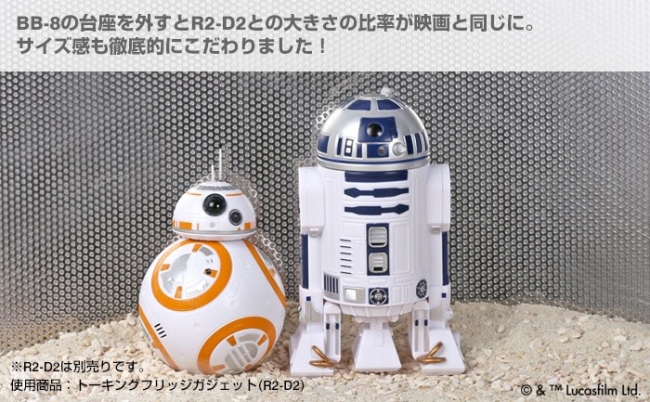 STAR WARS】BB-8が冷蔵庫で動いてしゃべる、遊べるトーキング