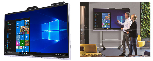 業界初(※2)マイクロソフト『Windows collaboration display』認証取得