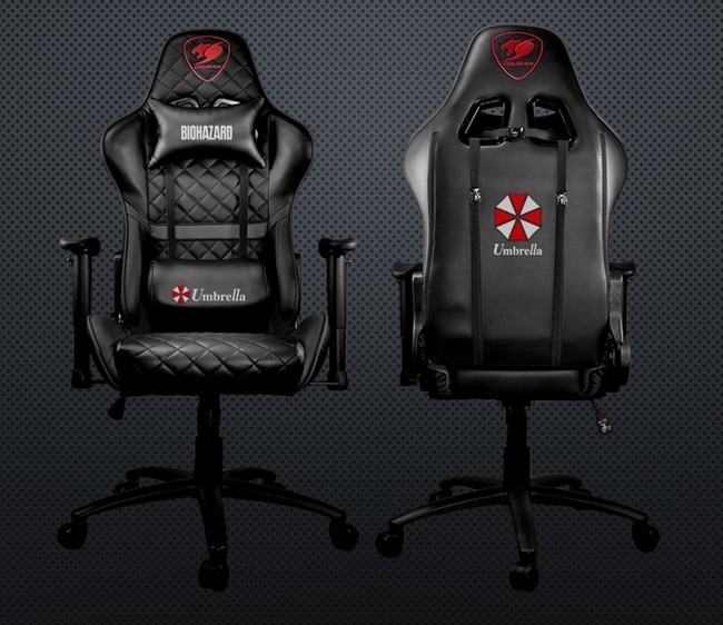 BIOHAZARD」と「COUGAR」のコラボレーションゲーミングチェア（全2種
