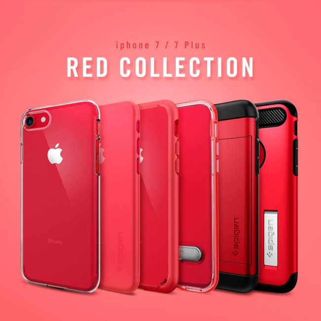新色レッド追加】Spigen、iPhone 7/7 Plusの新色「(PRODUCT)RED」に
