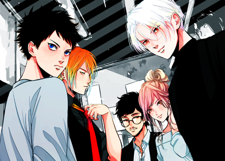 人気BLコミックス「カラーレシピ」 はらだ先生監修のオリジナルネイル