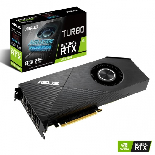 ASUSが冷却性能を高い2種類のファンを採用した「GeForce® RTX 2080