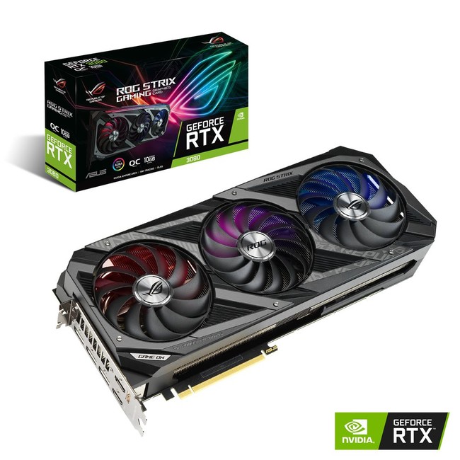 NVIDIA® GeForce RTX™ 3080を搭載したROG STRIXシリーズ OCモデル