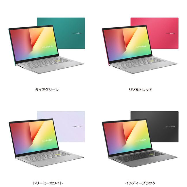 第11世代インテル® Core™ プロセッサーを搭載し4色のカラー