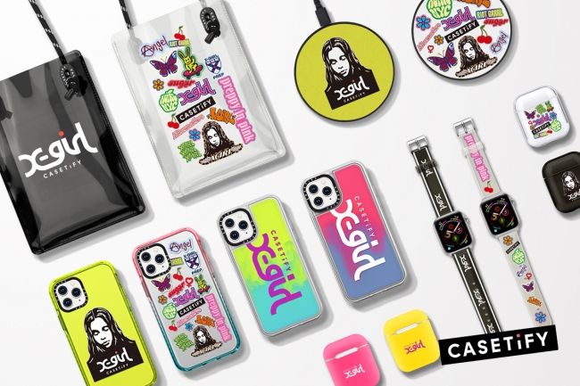 X-girlとテックアクセサリーブランド『CASETiFY (ケースティファイ