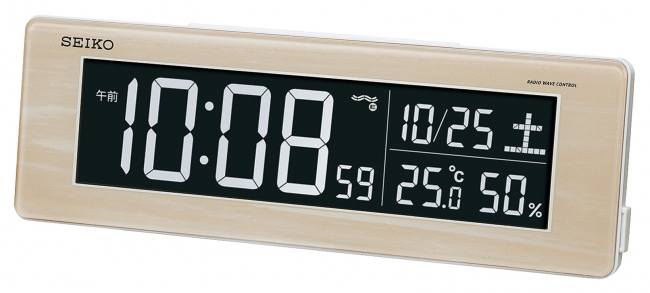70色の液晶表示が美しい セイコー デジタル電波クロック シリーズC3に